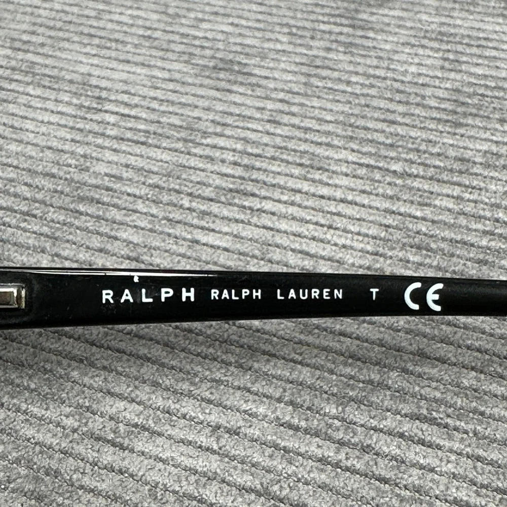 Ralph Ralph Lauren RA7039 501 Black Rectangular Y2K Eyeglasses Frames 53-16-135